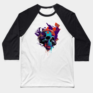 Electro Punk Skull Baseball T-Shirt
